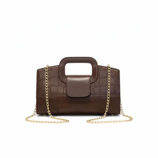 bolsa de mano para mujer de color cafe