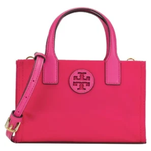 Bolso Tote Mini Nylon Tory Burch Rosa Brillante