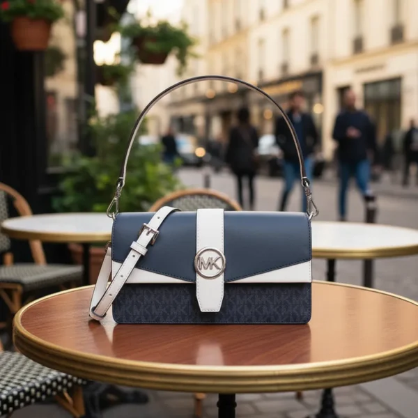 Bolsa Michael Kors Greenwich Signature Original De Mujer