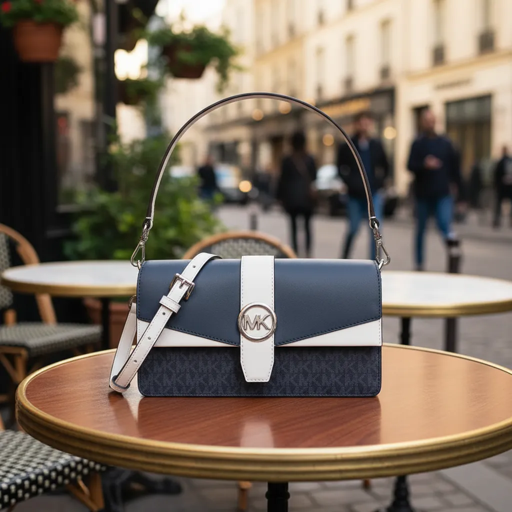 Bolsa Michael Kors Greenwich Signature Original De Mujer