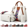 Set 4 Bolsas Mujer Moda Cartera Crossbody Tote Hobo Hombro