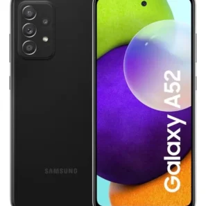 Samsung Galaxy A52 reacondicionado 128GB negro, smartphone con pantalla AMOLED 6.5", 6GB RAM, cΓ‘mara cuΓ‘druple 64MP excelente estado