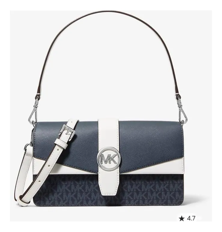 Bolsa Michael Kors Greenwich Signature Original De Mujer