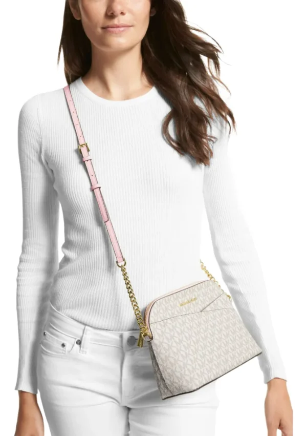 Bolsa Dama Michael Kors Crossbody Color vainilla