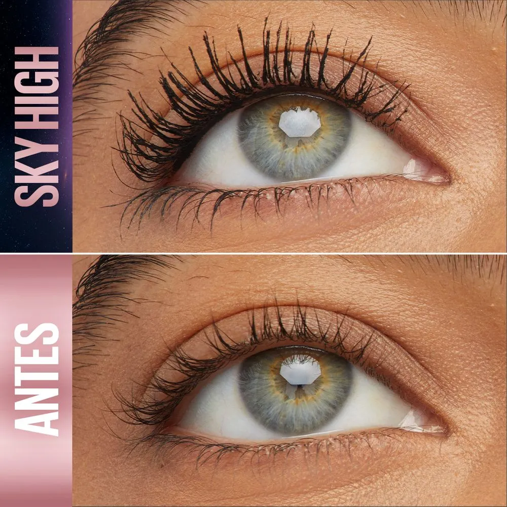 Maybelline Sky High Máscara de Pestañas - Alargamiento y Volumen 12 Horas