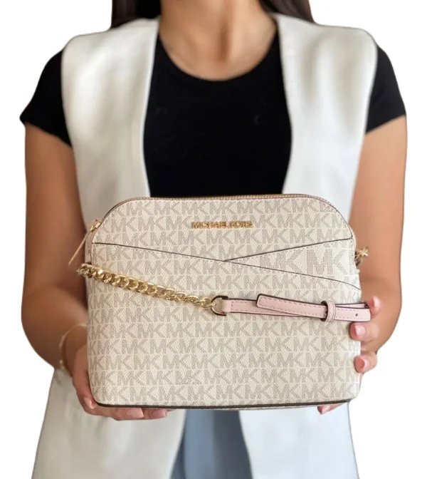 Bolsa Dama Michael Kors Crossbody Color vainilla