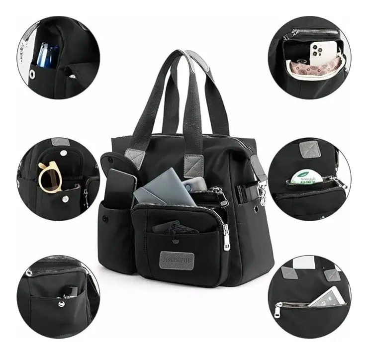 Bolso Multifuncional Impermeable Antirrobo Mujer Crossbody