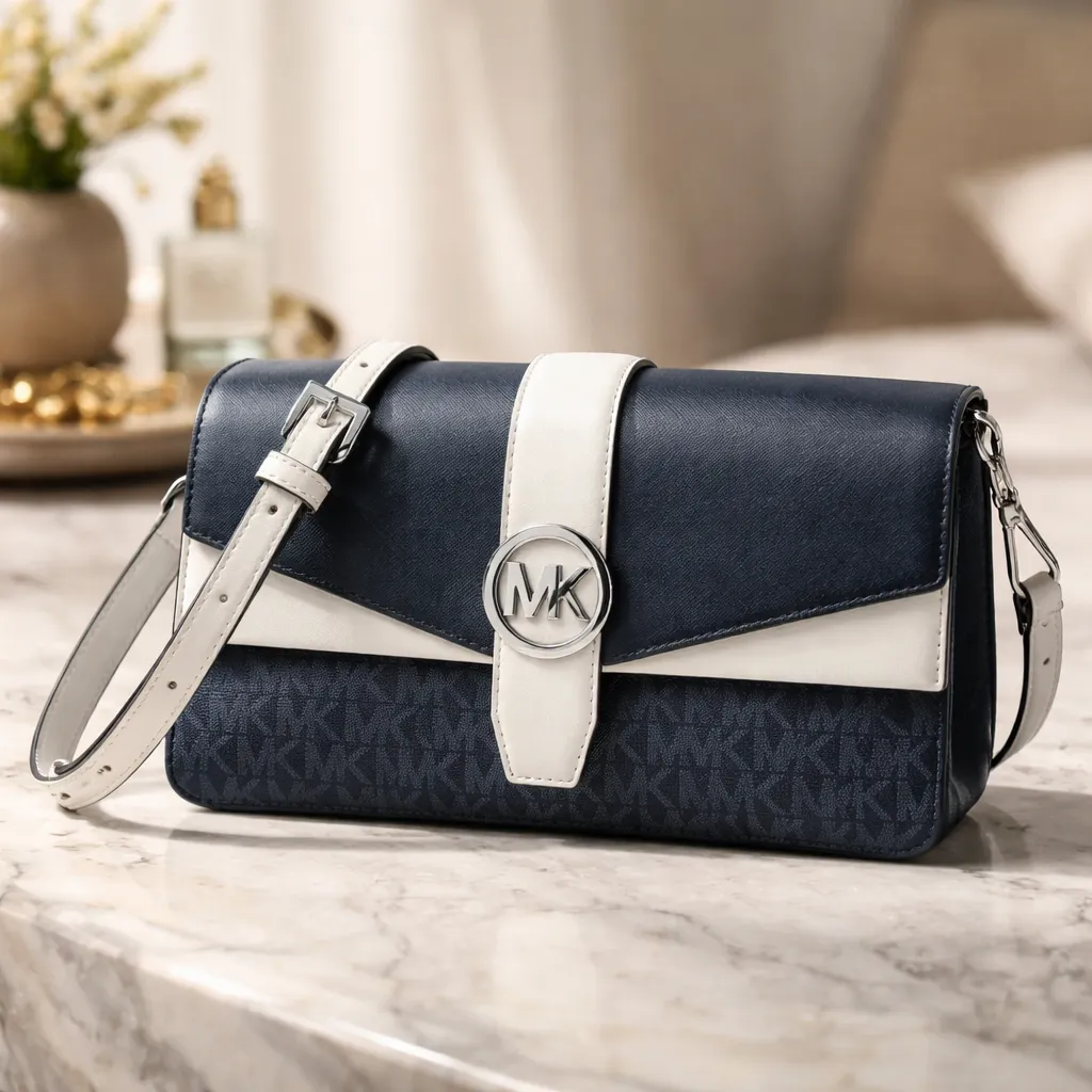 Bolsa Michael Kors Greenwich Signature Original De Mujer