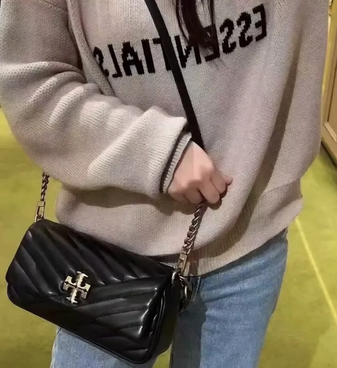 Bolsa Tory Burch Kira Chevron Flap Shoulder