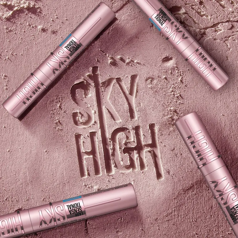 Maybelline Sky High Máscara de Pestañas - Alargamiento y Volumen 12 Horas