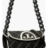 Bolsa Tory Burch Mini Fleming Soft Crescent Shoulder