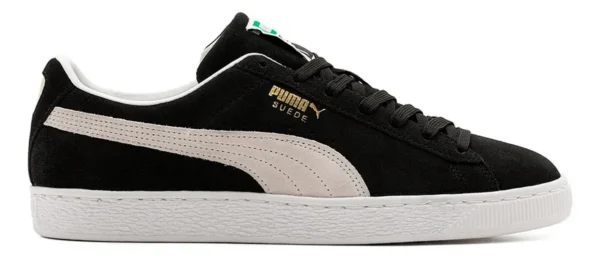 Tenis Puma Suede Classic negro gamuza original hombre