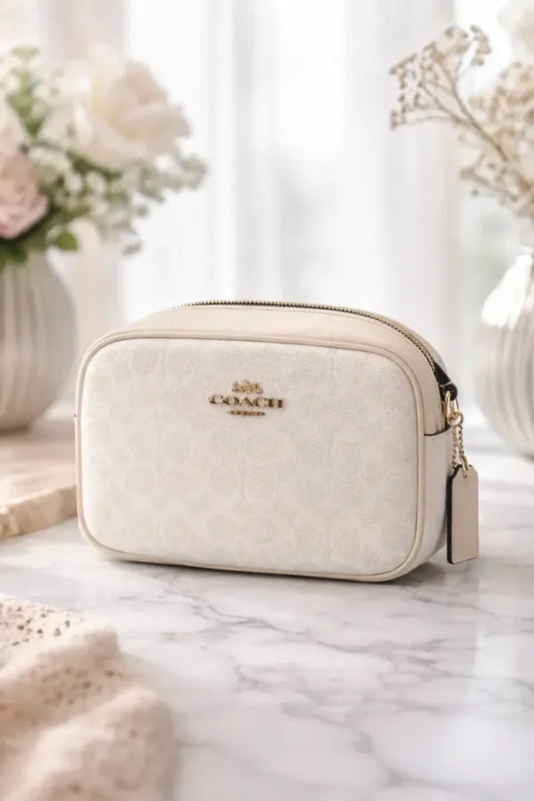 bolsa coach blanca
