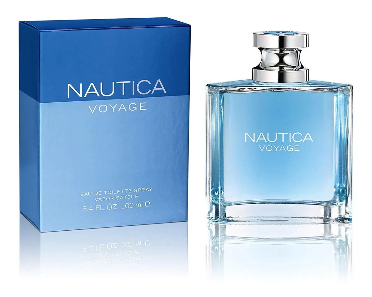 Frasco azul perfume Nautica Voyage 100ml original más vendido