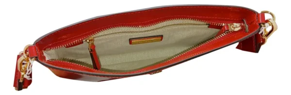 Bolsa tory burch roja charol swing original