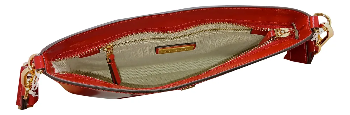 Bolsa tory burch roja charol swing original