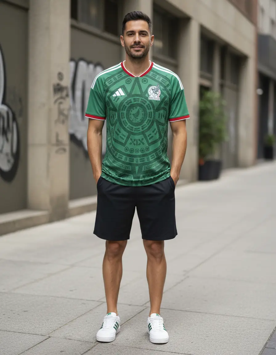 Jersey Selección Mexicana Adidas Mundial 2026 - Oficial