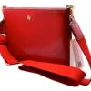Bolsa tory burch roja charol swing original