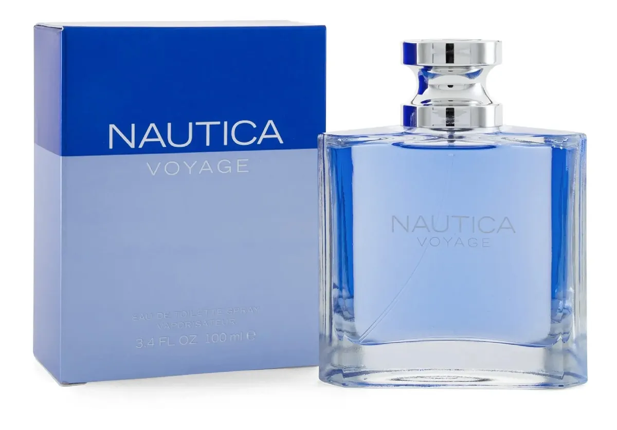 Frasco azul perfume Nautica Voyage 100ml original más vendido