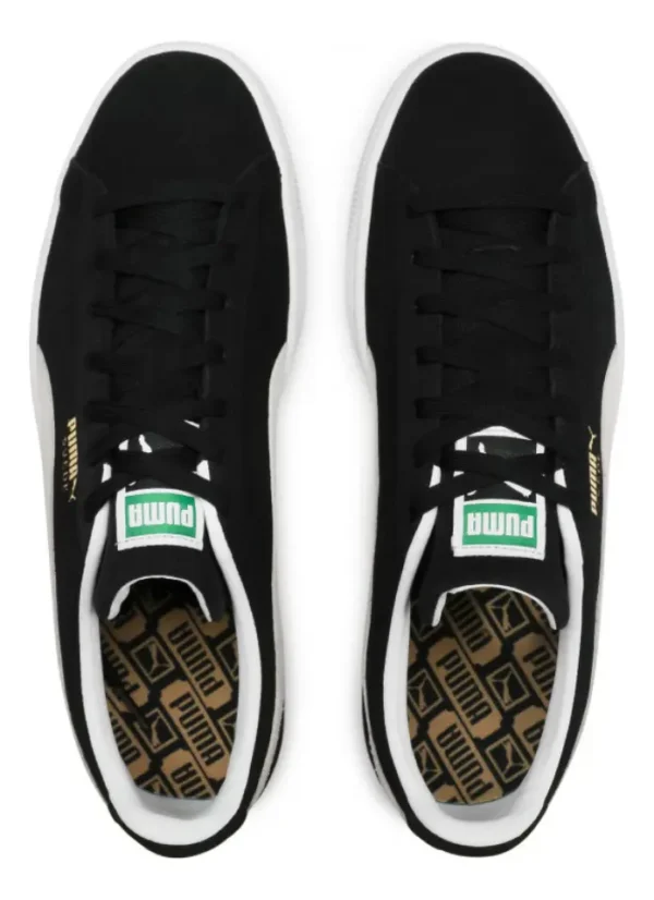 Tenis Puma Suede Classic negro gamuza original hombre