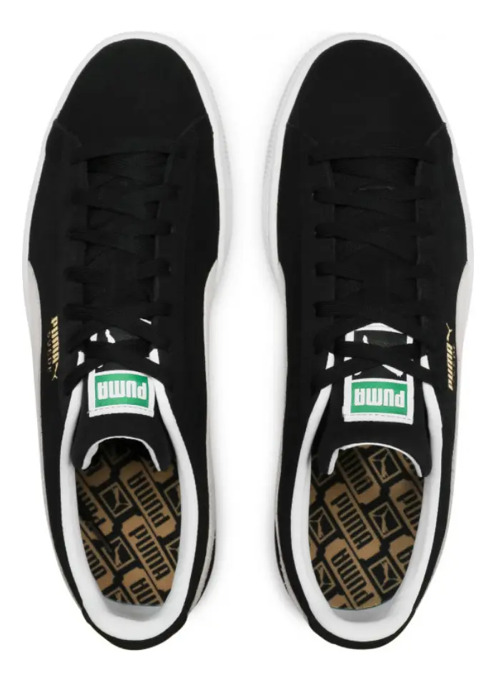Tenis Puma Suede Classic negro gamuza original hombre