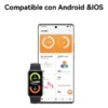 Smartwatch Huawei Band 8 color verde pantalla AMOLED 1.47 pulgadas correa silicona