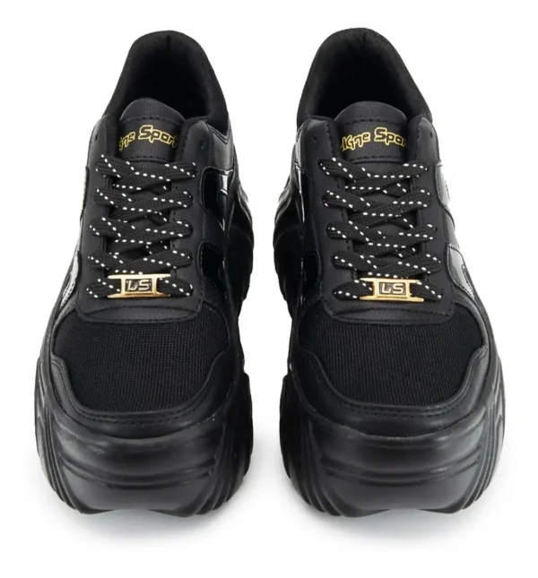 Tenis Chunky Plataforma alta Dama Sneakers Suela goma Tenis Chunky Plataforma alta Dama Sneakers Suela goma