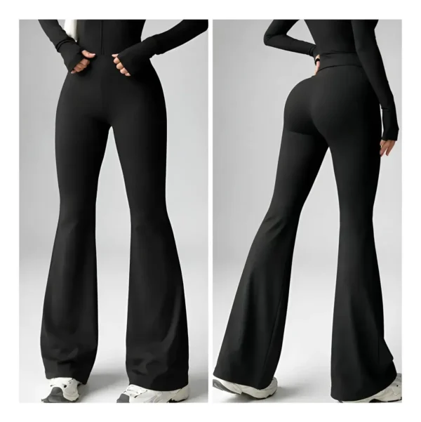 leggins acampanados de moda para yoga y el diario