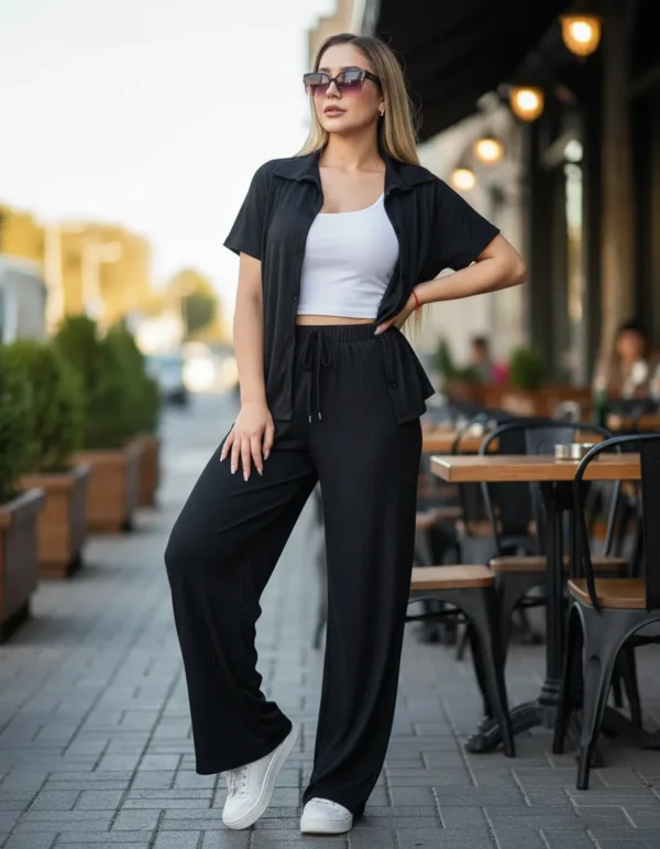 Conjunto Deportivo Sophia Lys Camisa Manga Corta Mujer Conjunto Deportivo Sophia Lys Camisa Manga Corta Mujer