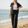 Conjunto Deportivo Sophia Lys Camisa Manga Corta Mujer