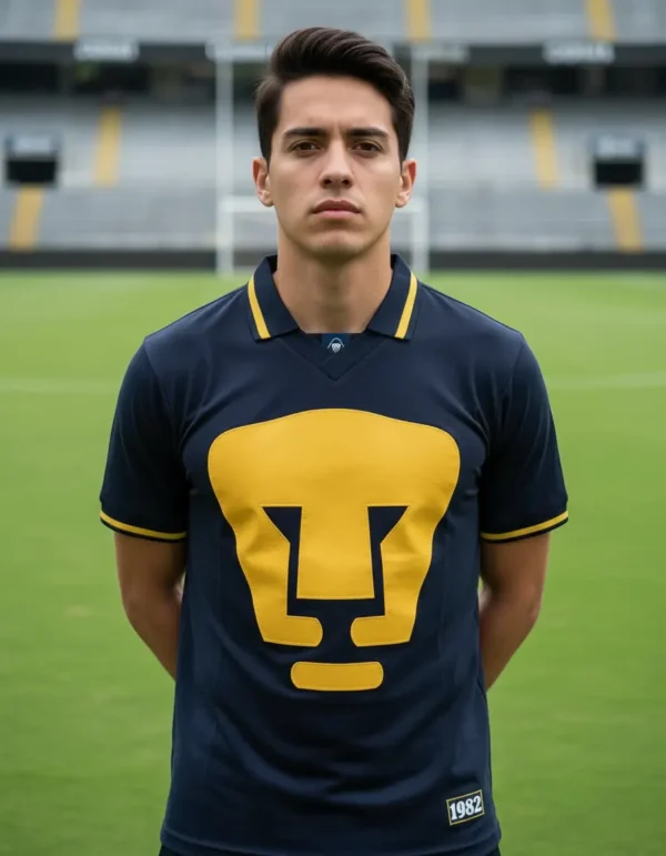 Playera Retro Pumas UNAM 1982 Original